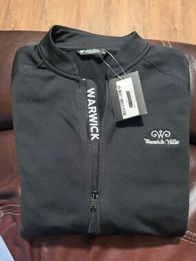 Warwick Hills Black Zip-Up Jacket
